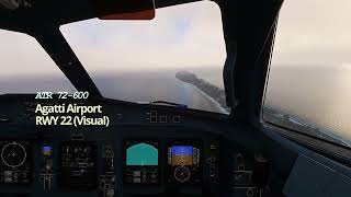 SHORT RUNWAY | ATR 72-600 | AGATTI RWY 22 (VISUAL) | FSREALISTIC PRO | MSFS 2020 SHORT RUNWAY | ATR 72-600 | AGATTI RWY 22 (VISUAL) | FSREALISTIC PRO | MSFS 2020