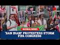Protesters Demand Iran Ban From World Cup at FIFA Congress