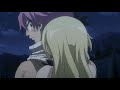 Fairy tail nalu moment lucy hugs natsu clip english subbed