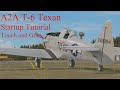 A2A T-6 Texan | Startup tutorial | Touch and Goes on a Grass Field