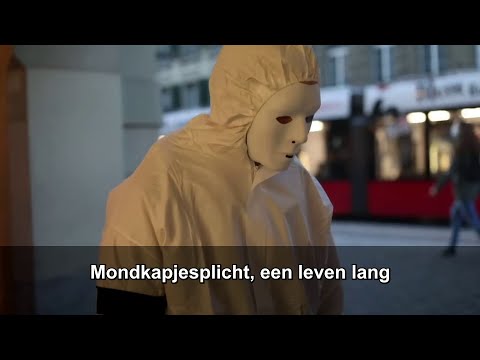 Artistieke Protestbeweging Tegen de Coronamaatregelen - Guerilla Mask Force Bern (Zwitserland)