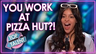 Judge Tells Pizza Worker to Quit Her Job After THIS Audition!