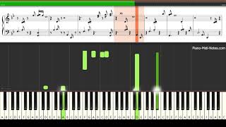 New Orleans Piano Tutorial Synthesia (Sheet Music + midi)