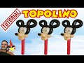 Palloncini modellabili Tutorial  38 - Topolino - (personaggio Disney) Balloon Twisting - Globoflexia