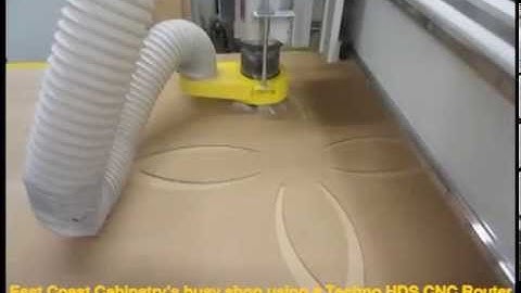 HDS CNC Router at work at East Coast Cabinetry