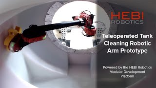 Teleoperated Tank Cleaning Robotic Arm
