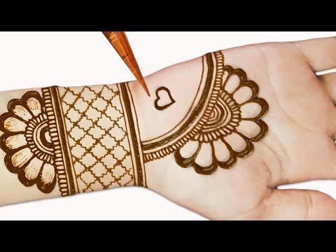 Easy Mehndi Designs For Front Hands Simple Henna Designs Easy