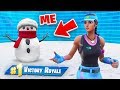 being a snowman all game...