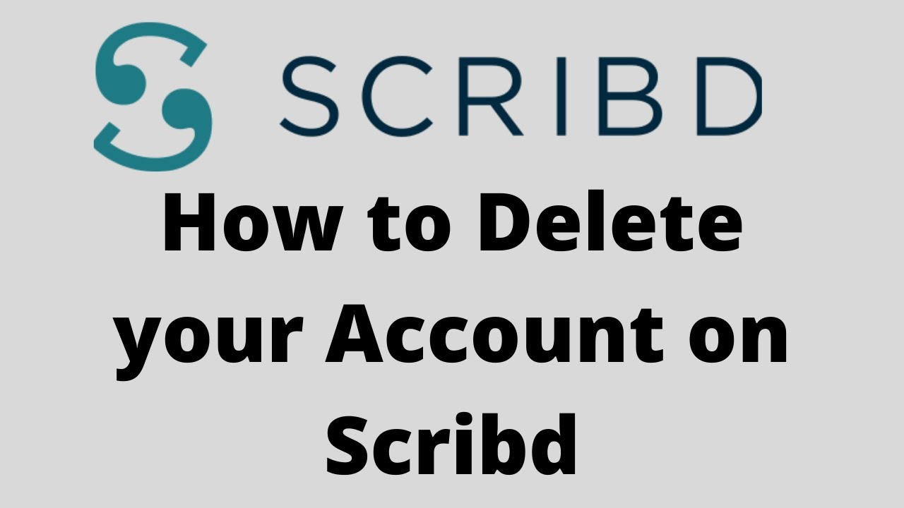 How To Delete Your Account On Scribd... Cancel Subscription