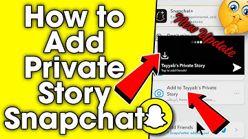 How to Make Private story on Snapchat - Android/iphone - New Update
