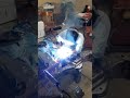 Dad welding