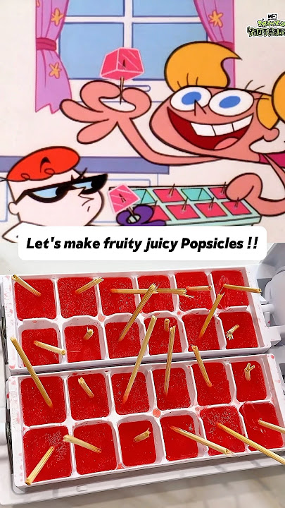 Fruity juicy popsicles from Dexter’s Laboratory!! #shorts