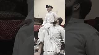 محمد بوجباره مع ابن اخته يقرأ باجر وعدنه ما شاء الله صوته عجيب