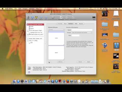 MAC OS X : HOW TO CREATE A EXTRA PARTITION ON YOUR RUNNING MAC HARDDRIVE - 2015