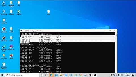 36  ARP   Windows Dos Commands tutotrial   System Admin tutorial commands