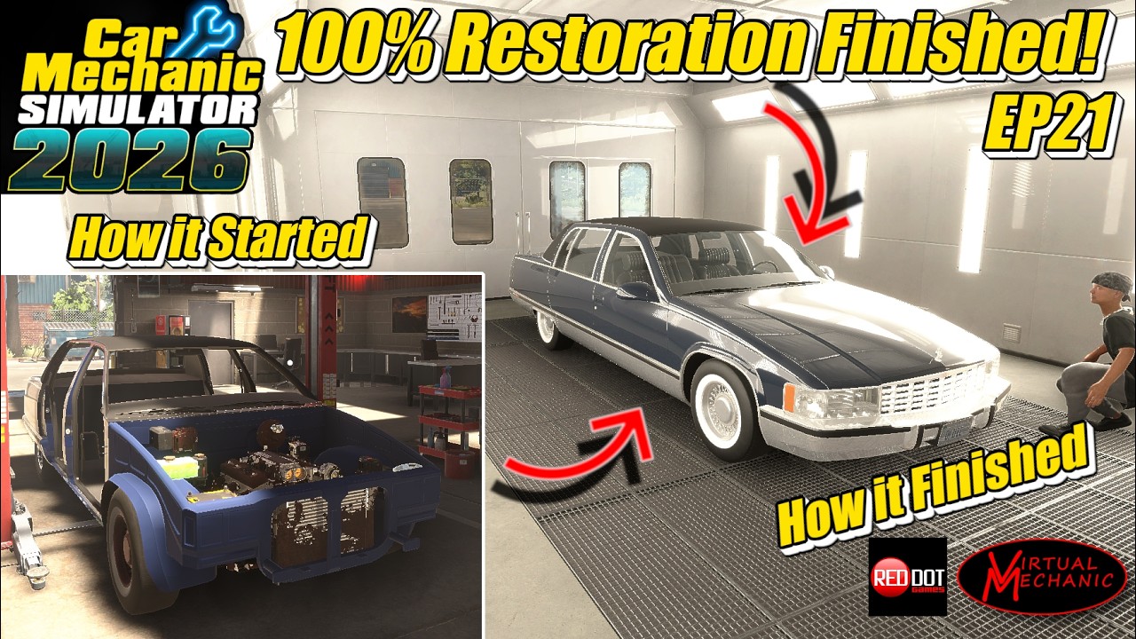 Car Mechanic Simulator 2026 Demo: EP21 Customer 100% restoration DONE! (modded)
