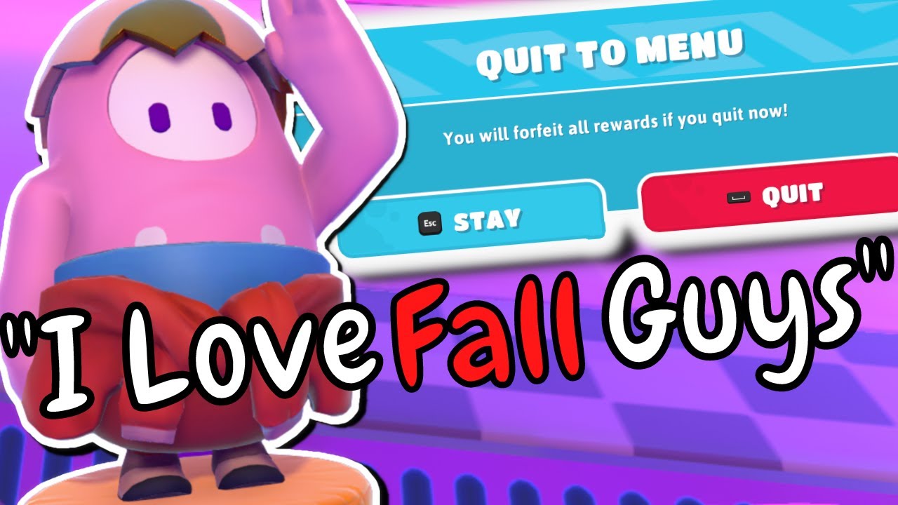 If I Say the word Fall, I have to restart fall guys
