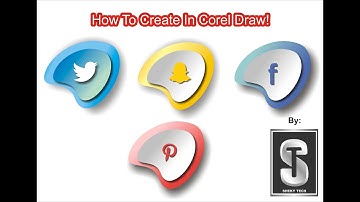 3D Logo Design In Corel Draw, By Sheky Tech.(English Subtitle).