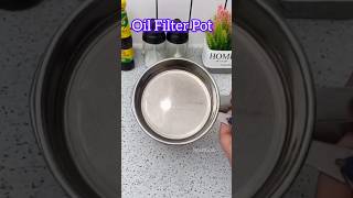 🛑 Stop Wasting Cooking Oil! 😱 Must-Have Oil Filter Pot 🍳✨ | #Shortsfeed #OilFilterPot #Gadgets