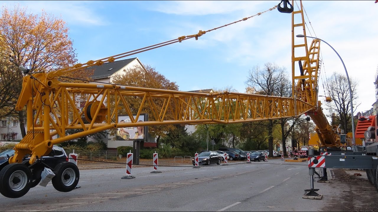 Soeren66 - Mobilkran LIEBHERR LTM 1650-8.1 von KNAACK - Aufbau mit Wippe, Teil 2
