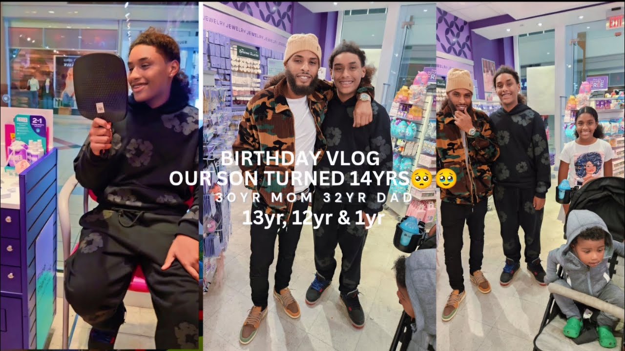 BIRTHDAY VLOG | 30YR MOM , 32YR DAD OUR SON TURNED 14YRS 😳🥹| EARS PIERCING & MORE 