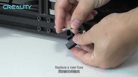 Service tutorial CR 6 SE the fuse wire replacement