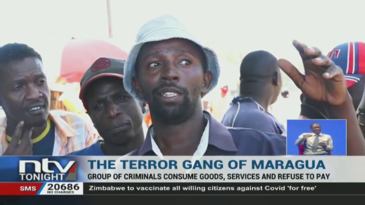 Gang terrorising residents of Maragua, Murang'a county