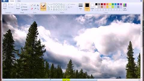 How to resize an image with MS Paint on Windows 7