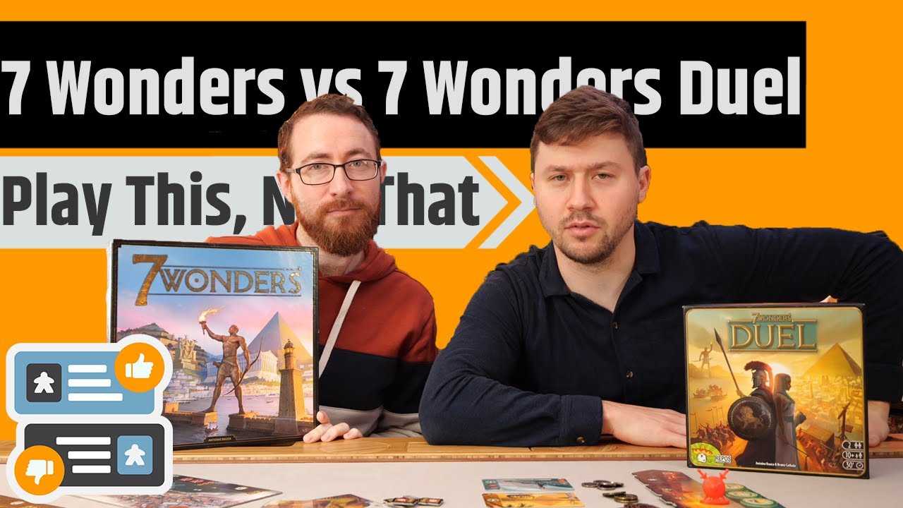 Questions and Answers: Comparing 7 Wonders Duel with 7 Wonders – The Board  Game Show