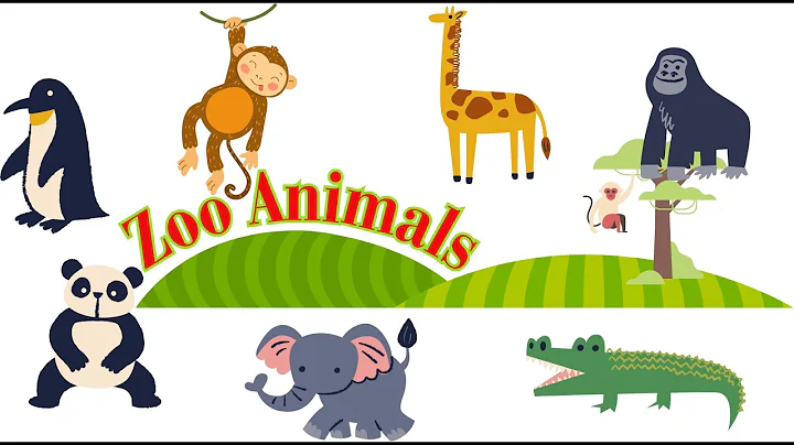 Zoo animals  - Kids vocabulary - Learn English for kids - English educational video
