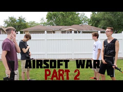 BACKYARD AIRSOFT WAR 2 - YouTube