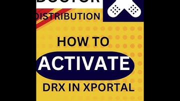 DOCTOR X DISTRIBUTION! How to Activate DRX in Xportal To View Your Allocation