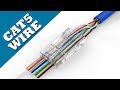 How to make cat5 cable  network wire  tutorial guide