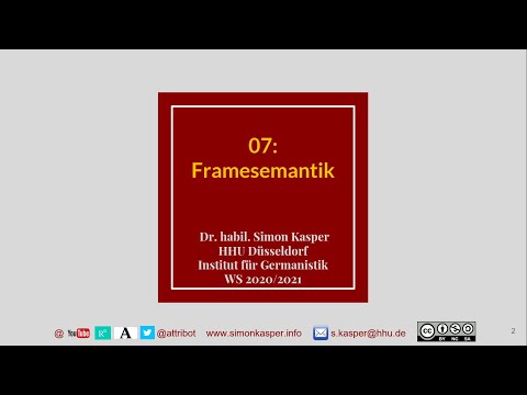 07 Semantik: Framesemantik