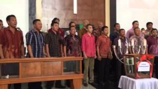 Video thumbnail of "Mars Pria Kaum Bapa GMIM"