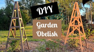 DIY Obelisk, DIY Wood Trellis, DIY Tuteur (2-in-1 Design ?)