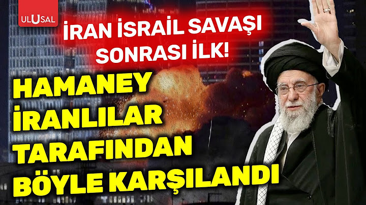 İran-İsrail savaşı sonrası bir ilk! Hamaney halk tarafından böyle karşılandı