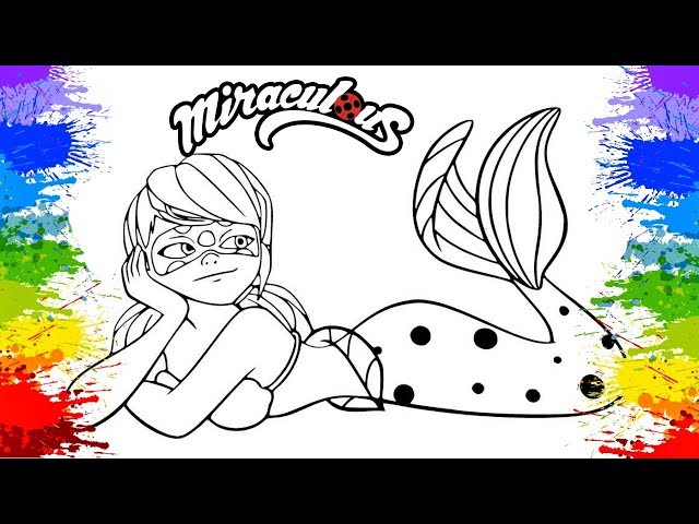 Ladybug e Cat Noir Conversando – Desenhos para Colorir