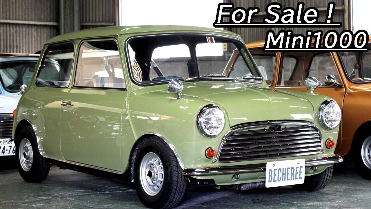 ミニデイに展示したFCRツインのデモカー ミニ1000 販売します! #classicmini #rovermini #mini1000 #FCR #becheree #ローバーミニ #ミニ