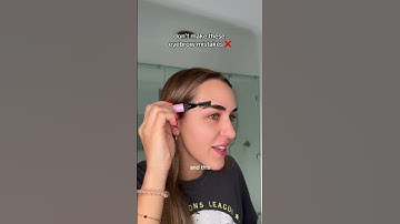 DO THIS! for perfect brows! #eyebrowtips #browtips #quickbrow