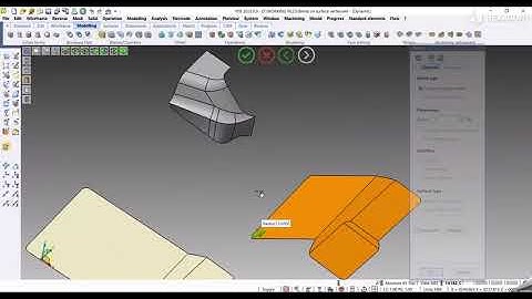 CAD - Blend on corner surface | VISI 2022.0
