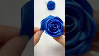 Handmade diy ribbon rose flowers #handmade #diy #craft #flowers #diyflowers #tutorial #gift #ribbon screenshot 5