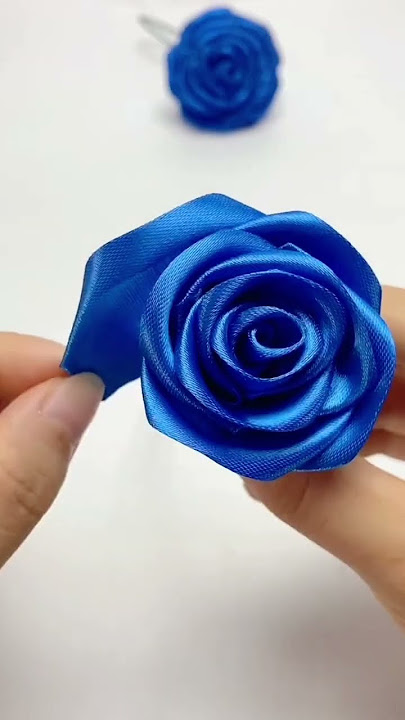 Bunga mawar pita buatan tangan #handmade #diy #craft #flowers #diyflowers #tutorial #gift #pita