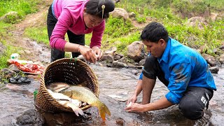 Harvesting Fish, Processing Smoked Fish and Bringing It to the Market for Sale | Family Farm