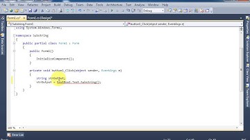 C# Urdu Tutorial 08 - Get Substring From Any String - for Beginners