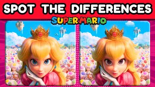 Spot the Differences - Super Mario Bros Movie Edition | Easy, Medium, Hard Challenges