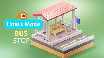 Bus Stop Tutorial in Blender Part 1