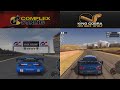 Gran Turismo vs Forza Motorsport - Complicated Test Tracks (Complex String vs King Cobra)