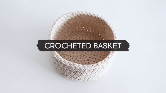 How to crochet a simple basket — Crochet basket pattern, plus video!