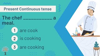 Present Progressive Tense Quiz | Present Continuous Tense Quiz | English Grammar Test | Tenses Test